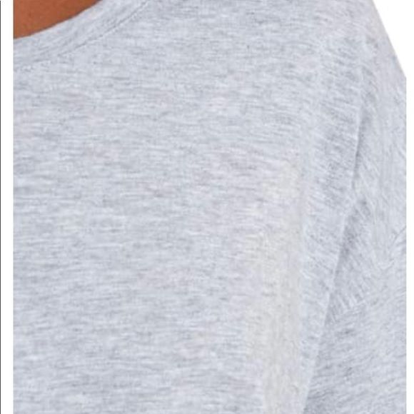 Vince Camuto Drop shoulder top short sleeve Gray - Picture 3 of 3